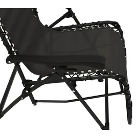 DEGAMO NIZZA Relaxsessel 58 x 70 x 110 cm schwarz