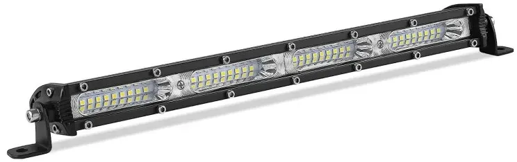 33,2 cm, 108 W, einreihiger leistungsstarker Dioden‐LED‐Lichtbalken, 36 LEDs, ultradünn, Halogen‐Scheinwerfer, 12 V / 24 V, ATV,