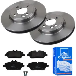 ATE Bremsensatz, Scheibenbremse vorne rechts links belüftet 280mm für MINI BMW 34116858651 34116771838 34116771837 1420-22457