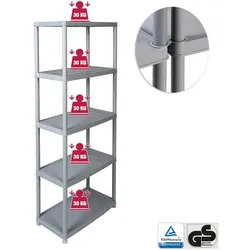 Kreher Regal Platin 15 Zoll (Grau)