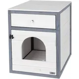 Kerbl Katzenschrank Ida 58x45x60cm Weiß/Grau