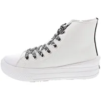 Dockers by Gerli Damen Canvas High-Top Sneaker weiß 50VL202-710500