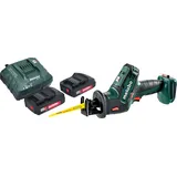 Metabo SSE 18 LTX Compact Akku Reciprosäge Säbelsäge 18 V 13 mm + 2x Akku 2,0 Ah + Ladegerät