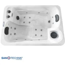SANOTECHNIK AD SPLIT 175 x 115 x 70 cm Weiß