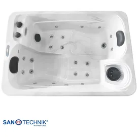 SANOTECHNIK AD SPLIT 175 x 115 x 70 cm Weiß