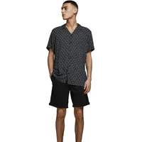 JACK & JONES Herren Chino Shorts Regular Fit 12165604,Schwarz,XL