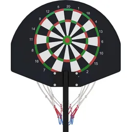 sportnow Basketballständer Magnet-Dartscheibe Basketballkorb mit Ständer