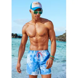 VENICE BEACH Badeshorts Venice Beach Mat Blau S