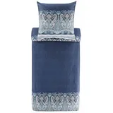 BASSETTI Sabbioneta blau 155 x 220 cm + 80 x 80 cm