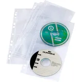 Durable CD/DVD-Hülle 5282-19 für 4 CDs 5er-Pack
