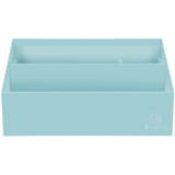 Exacompta 67996D 4x Sorter/Briefständer mit 3 Fächern aus Karton, Aquarel Farben sortiert