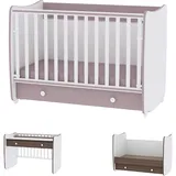 Lorelli Babybett Dream 60 x 120 cm umbaubar Schreibtisch Kinderbett Schaukelbett beige