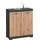 FMD Bristol 80 x 89,9 x 34,9 cm Schubladen / braun