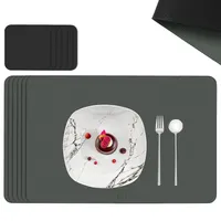 Sänger Tischset, Grau Kunststoff, Rechteckig, 44.5x30 cm, Wohntextilien, Tischwäsche,