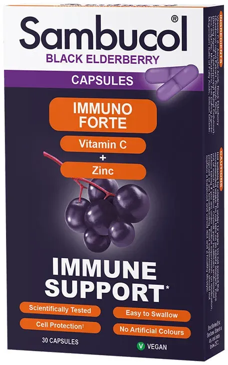 Sambucol Immuno Forte Capsules (30 Kapseln)