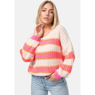 pm selected Strickpullover in Weiß