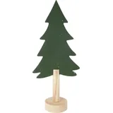 Trendline Deko Holz Tannenbaum 31 x 6,5 x 13 cm grün Figur