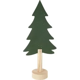Trendline Deko Holz Tannenbaum 31 x 6,5 x 13 cm grün Figur
