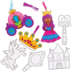 Suncatcher-Bastelsets "Prinzessin" (pro Set 10) Bastelsets