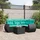 vidaXL Gartensofa-Set 5-tlg. schwarz