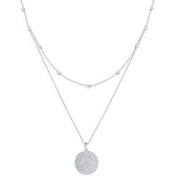 Elli Münze Plättchen Kristalle 925 Silber Damen 