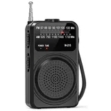 Tendak Mini Tragbares Radio mit Superheller Taschenlampe, Taschenradio Batteriebetriebenes FM AM Radio Klein mit Großartiger Empfang, Lautem Lautsprecher, Kopfhöreranschluss