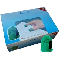 Läufer Blattwender Größe 1, Ø 12 mm, grün, Latex-frei, mit feinen Gumminoppen, Schachtel mit 100 Stück