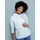 Classic Basics Sweatshirt Geringelt Aquamarin/Ecru 48