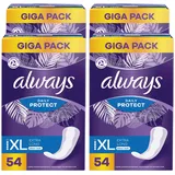 Always Slipeinlagen Daily Protect GigaPack Extra LongPlus 54 Stück, 4er Pack