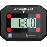 Miraval Parkscheibe 9-MV0124, elektronisch, mit Knopfzelle, mit Zulassung, schwarz