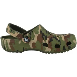 Crocs Classic Printed Camo Clog army green/multi 39-40