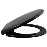 Spirella WC Sitz Duroplast Schwarz