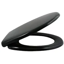 Spirella WC Sitz Duroplast Schwarz