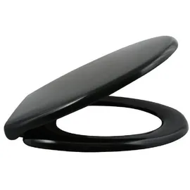 Spirella WC Sitz Duroplast Schwarz