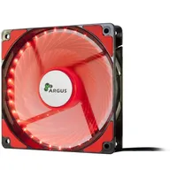 Inter-Tech L-12025 - Gehäuselüfter - 120 mm - Rot