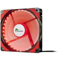 Inter-Tech L-12025 - Gehäuselüfter 120 mm - Rot