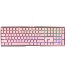 Cherry MX BOARD 3.0 S, kabelgebundene Gaming-Tastatur mit RGB-Beleuchtung, EU-Layout (QWERTY), MX RED Switches, Pink