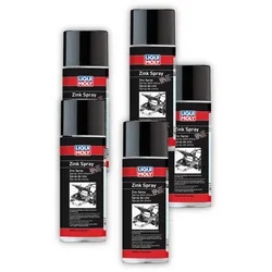 5x 400ml LIQUI MOLY 1540 Rostschutz Zinkspray Grundierung Zink-Spray Lackierung