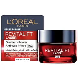 L’Oréal Paris Revitalift Laser X3 Dreifach-Power Anti-Age Tagespflege mit Pro-Retinol + Hyaluronsäure Vitamin C Anti-Aging Pflege 50 ml 