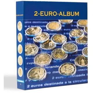 Leuchtturm NUMIS-Binder für 2-Euro-Münzen aller Euro-Länder neutral 363159 Neu