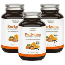 Cellavent Healthcare GmbH Acurmin Ferment Fermentierte Bio-Kurkuma-Kapseln 180 St.