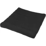 Handelsturm Thai Sitzkissen 50x50, Auflage mit hochwertiger Füllung aus Kapok, Thaikissen Sitz schwarz, quadratisches Bodenkissen