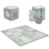 Kinderkraft Puzzlematte LUNO SHAPES gruen