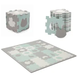Kinderkraft Puzzlematte LUNO SHAPES gruen