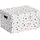 Zeller Aufbewahrungsbox Dots 25 x 35 x 20 cm 20-tlg. weiß