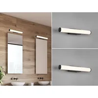 Trio LED Badlampe Set Wand mit Schalter Schwarz 40cm