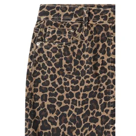 Cecil Minirock Damen Animalprint Braun 25
