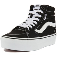 VANS Filmore Hi Platform Sneaker, (Canvas) Black/White, 39