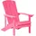 Beliani Gartenstuhl 75 x 88 x 88 cm rosa