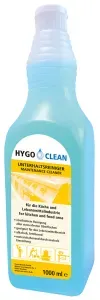 HYGOCLEAN Unterhaltsreiniger, Alkoholreiniger für streifenfreie Reinigung, 1 Liter – Flasche